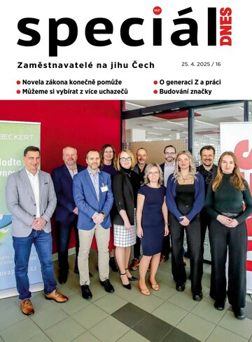 Obálka e-magazínu Magazín DNES SPECIÁL Jižní Čechy - 25.4.2025