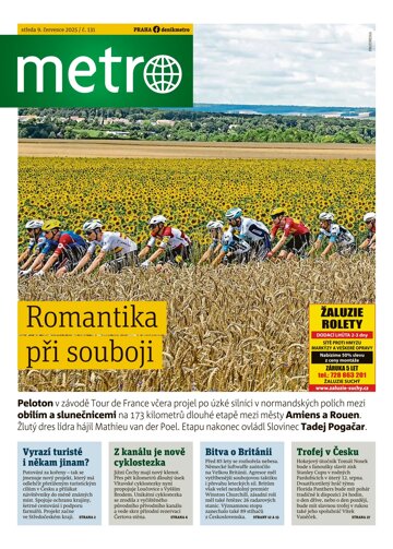 Obálka e-magazínu deník METRO 9.7.2025