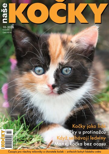 Obálka e-magazínu Naše kočky 10/2026