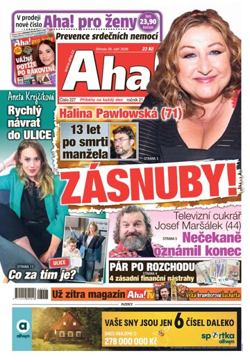 Obálka e-magazínu AHA! 30.9.2026