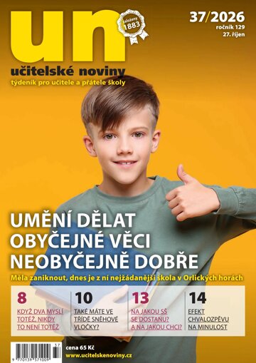 Obálka e-magazínu Učitelské noviny 37/2026