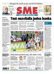 Obálka e-magazínu SME 11.5.2013