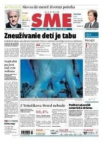 Obálka e-magazínu SME 17.10.2013