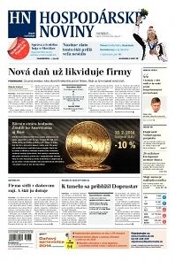 Obálka e-magazínu Hospodárske noviny 11.02.2014