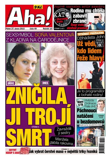 Obálka e-magazínu AHA! 27.2.2015