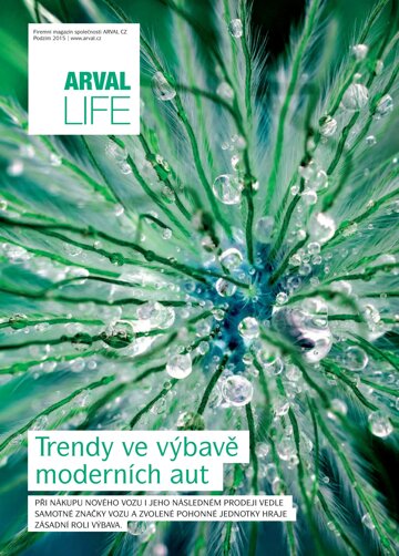 Obálka e-magazínu ARVAL LIFE CZ 3/2015