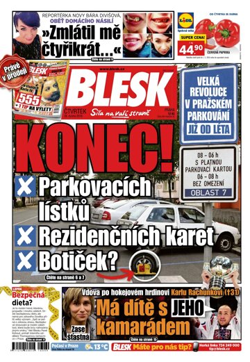 Obálka e-magazínu Blesk 28.4.2016