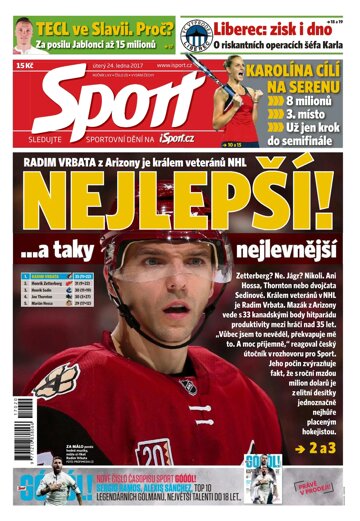 Obálka e-magazínu Sport 24.1.2017