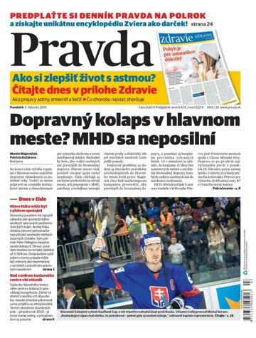 Obálka e-magazínu Pravda 11. 2. 2019