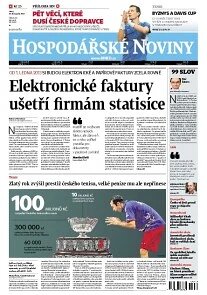 Obálka e-magazínu Hospodářské noviny 226 - 20.11.2012