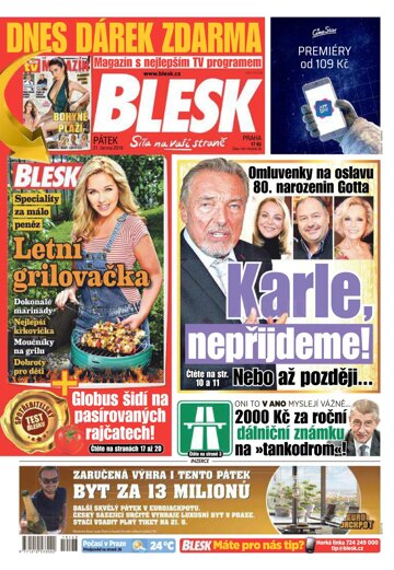 Obálka e-magazínu Blesk 21.6.2019