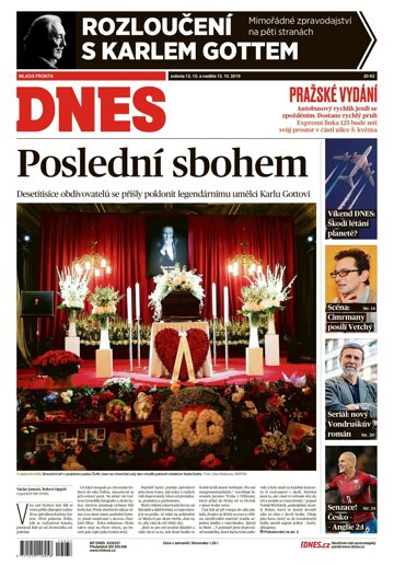 Obálka e-magazínu MF Dnes 12.10.2019