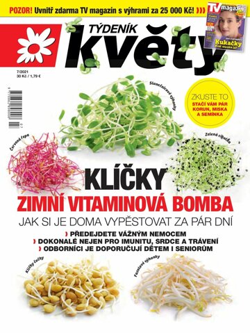 Obálka e-magazínu Týdeník Květy 7/2021