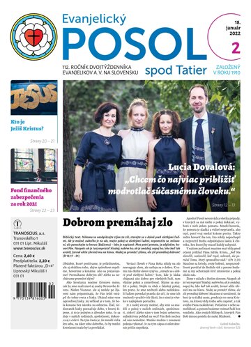 Obálka e-magazínu Evanjelický posol spod Tatier 2/2022