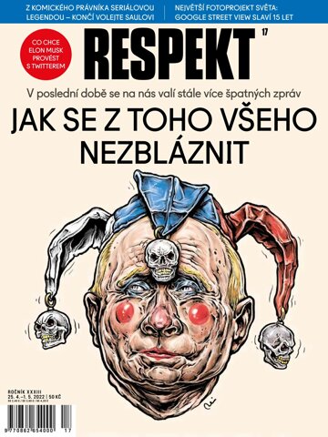 Obálka e-magazínu Respekt 17/2022