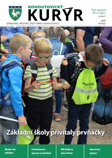 Obálka e-magazínu Kohoutovický Kurýr 9/2022
