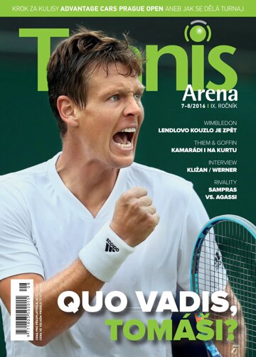 Obálka e-magazínu Tennis Arena 7-8/2016