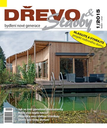 Obálka e-magazínu DŘEVO&stavby 1/2015