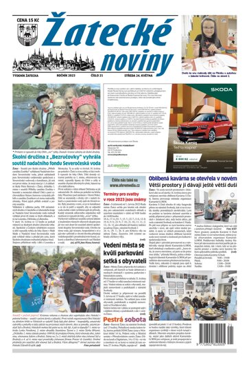 Obálka e-magazínu Žatecké noviny 21/23