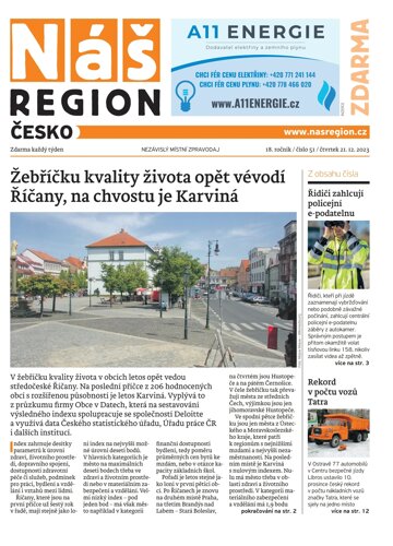 Obálka e-magazínu Náš Region - Česko 51/2023