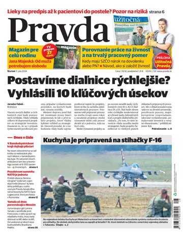 Obálka e-magazínu Pravda 11. 7. 2024