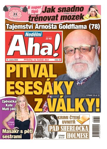 Obálka e-magazínu Nedělní AHA! 10.8.2025