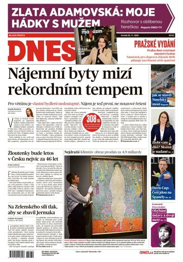 Obálka e-magazínu MF Dnes 20.11.2025