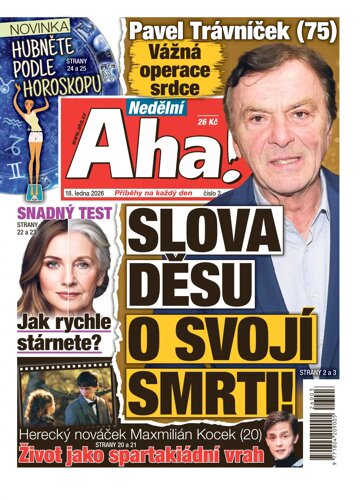 Obálka e-magazínu Nedělní AHA! 18.1.2026