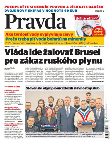 Obálka e-magazínu Pravda 28. 1. 2026