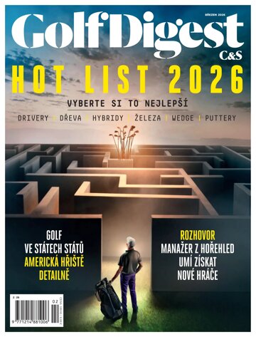Obálka e-magazínu GolfDigest 2/26