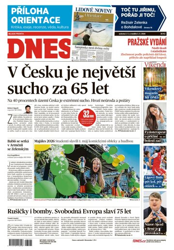 Obálka e-magazínu MF Dnes 2.5.2026