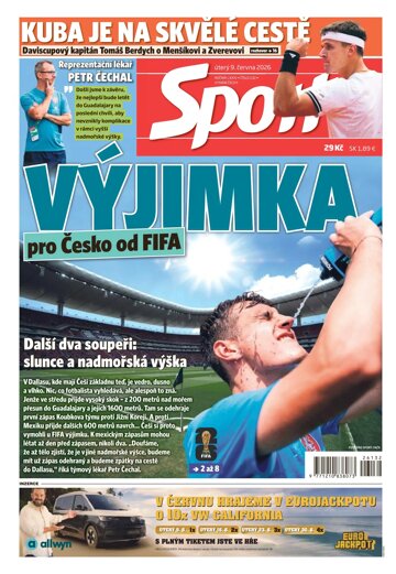 Obálka e-magazínu Sport 9.6.2026