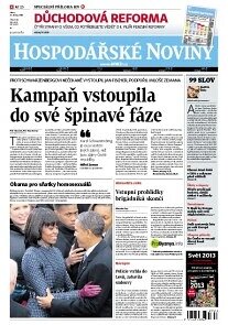 Obálka e-magazínu Hospodářské noviny 015 - 22.1.2013