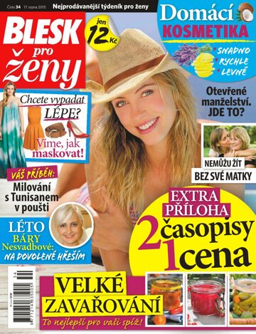 Obálka e-magazínu Blesk pro ženy 17.8.2015