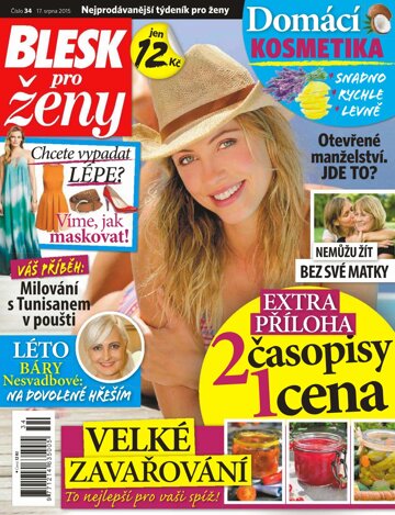 Obálka e-magazínu Blesk pro ženy 17.8.2015