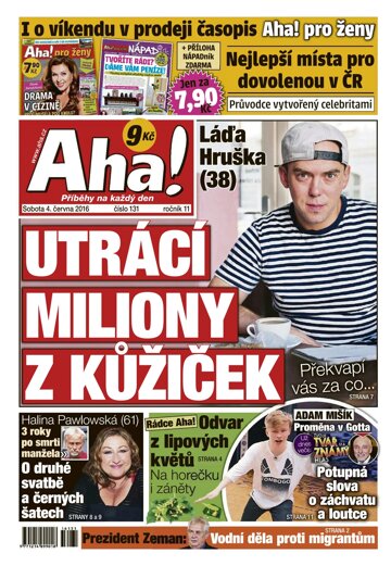 Obálka e-magazínu AHA! 4.6.2016