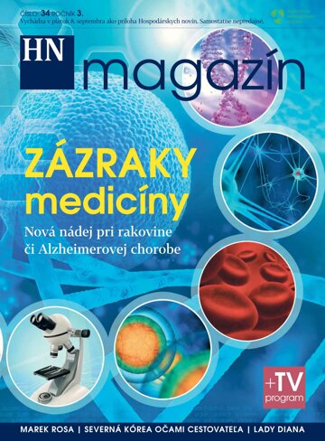 Obálka e-magazínu Prílohy HN magazín číslo: 34 ročník 3.