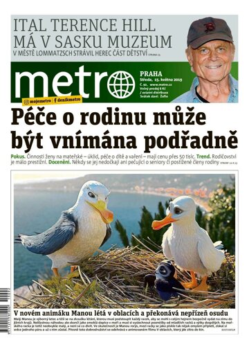 Obálka e-magazínu deník METRO 15.5.2019