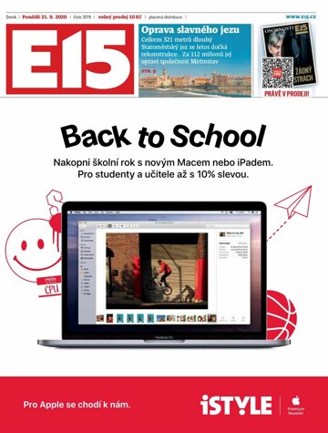 Obálka e-magazínu E15 21.9.2020