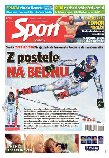 Obálka e-magazínu Sport 23.1.2021