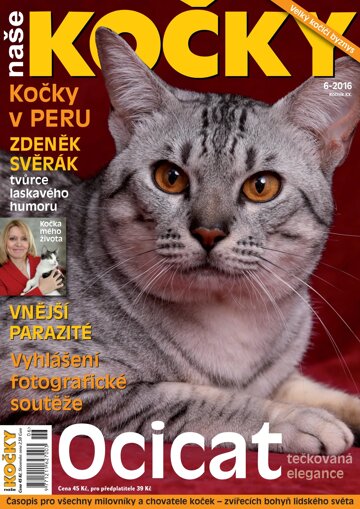 Obálka e-magazínu Naše kočky 6/2016