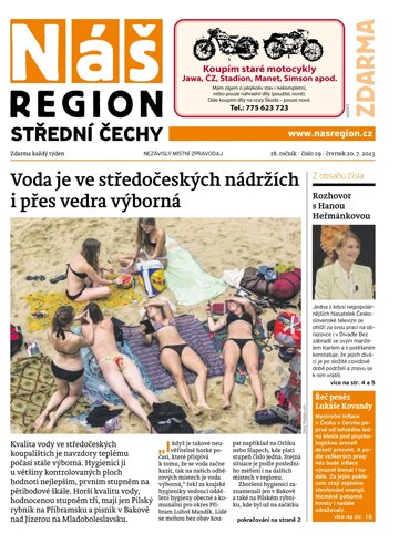 Obálka e-magazínu Náš Region - Střední Čechy 29/2023