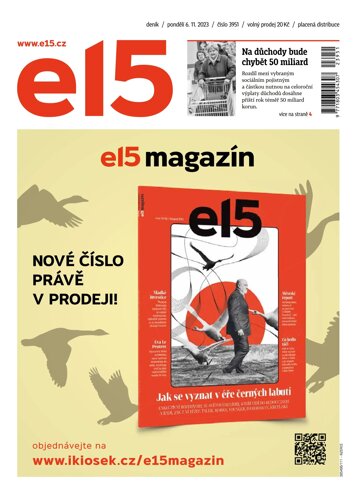 Obálka e-magazínu E15 6.11.2023