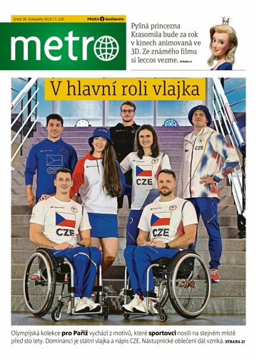 Obálka e-magazínu deník METRO 28.11.2023