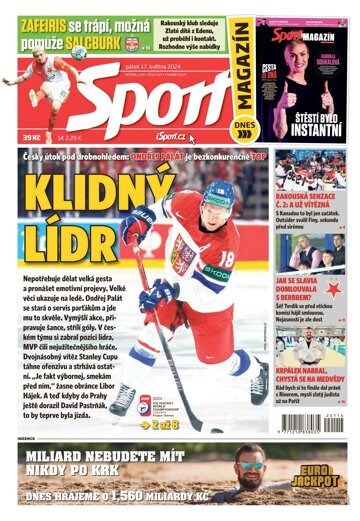 Obálka e-magazínu Sport 17.5.2024