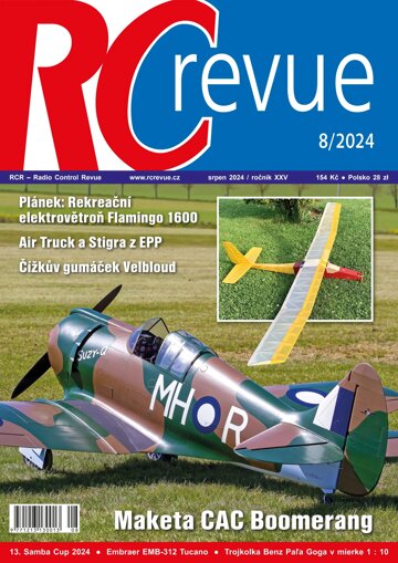 Obálka e-magazínu RC revue 8/2024
