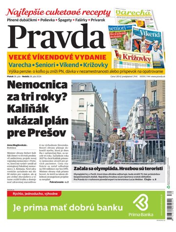 Obálka e-magazínu Pravda 26. 7. 2024