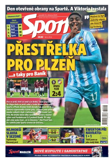 Obálka e-magazínu Sport 31.3.2025