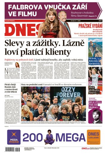 Obálka e-magazínu MF Dnes 31.7.2025