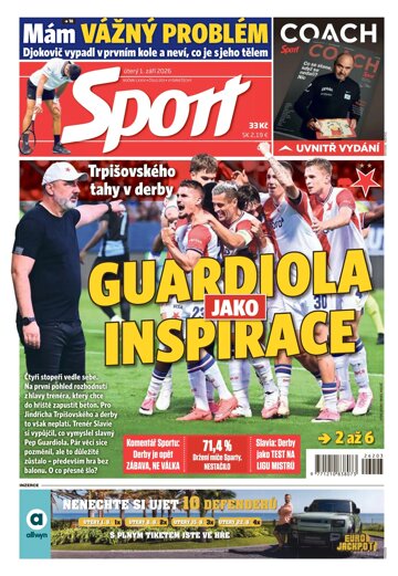 Obálka e-magazínu Sport 1.9.2026